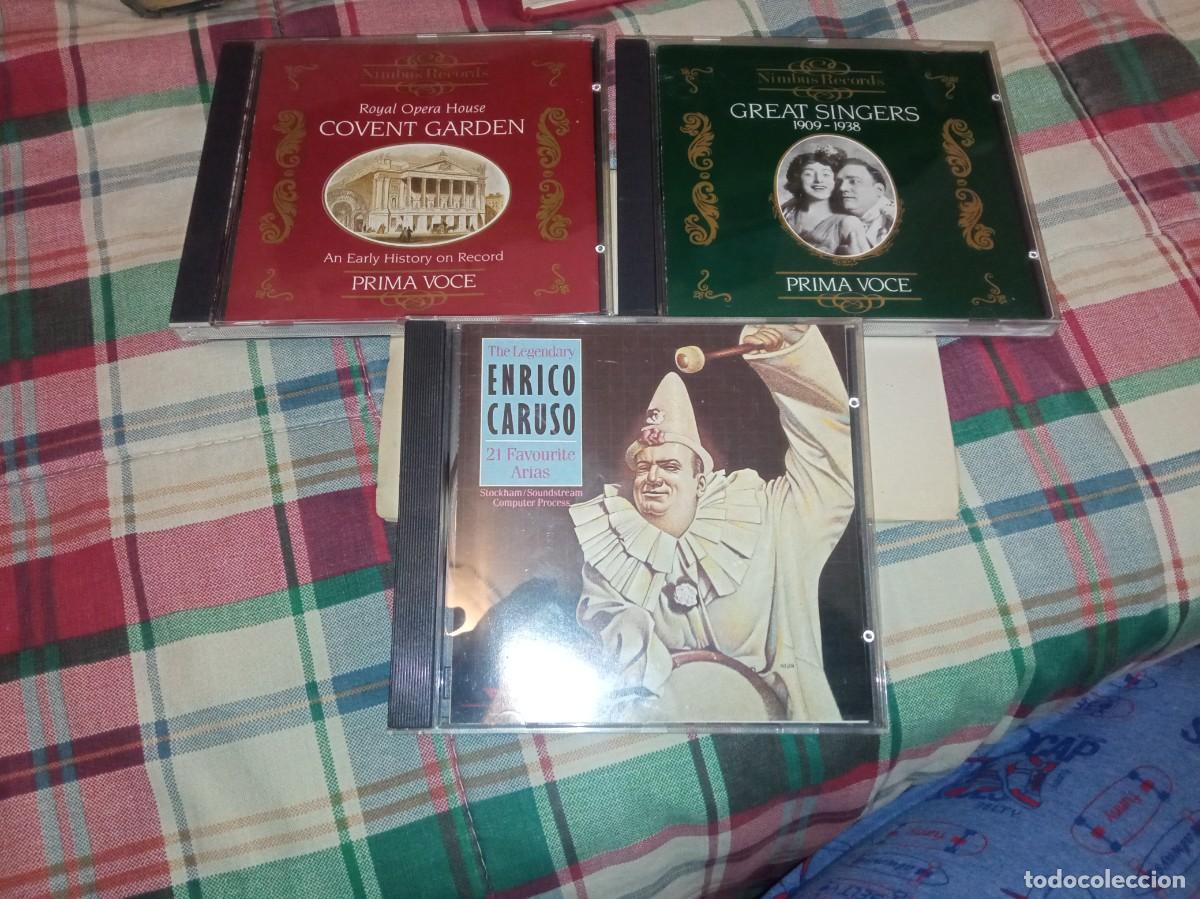 CDs de M&uacute;sica: Grabaciones l&iacute;ricas de la &eacute;poca del gram&oacute;fono