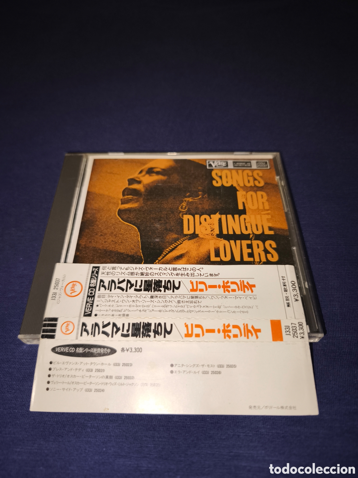 CDs de M&uacute;sica: Billie Holiday Songs for distingu&eacute; lovers