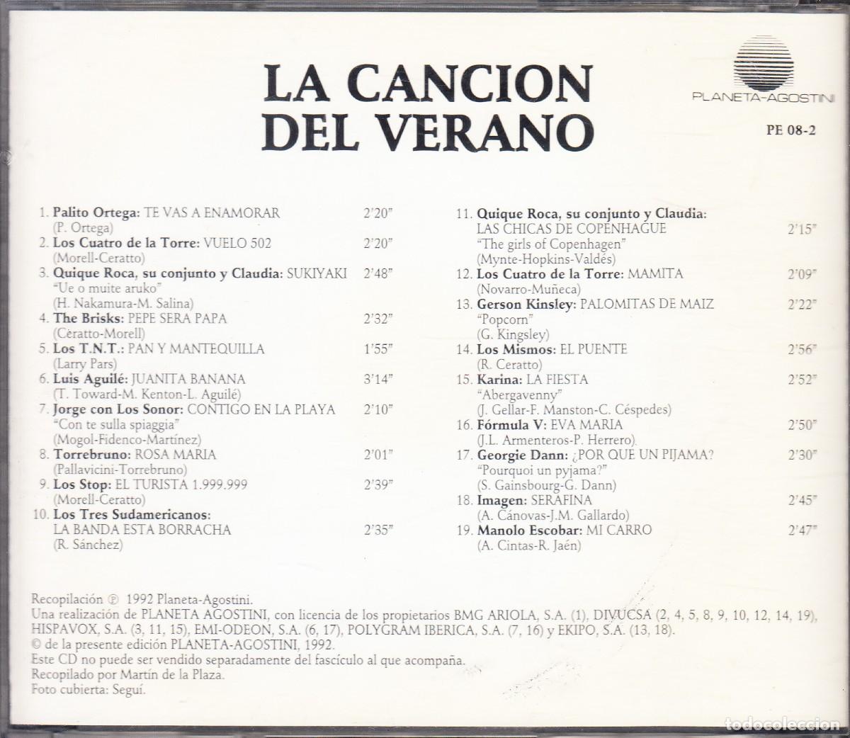 CDs de M&uacute;sica: VV.AA. LA CANCION DEL VERANO. CD.