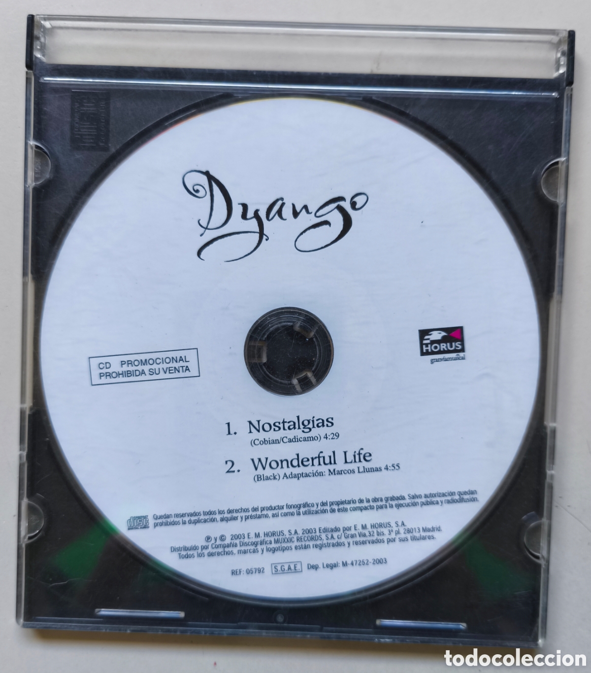 CDs de M&uacute;sica: DYANGO (MOMENTOS INOLVIDABLES) CD PROMO 2