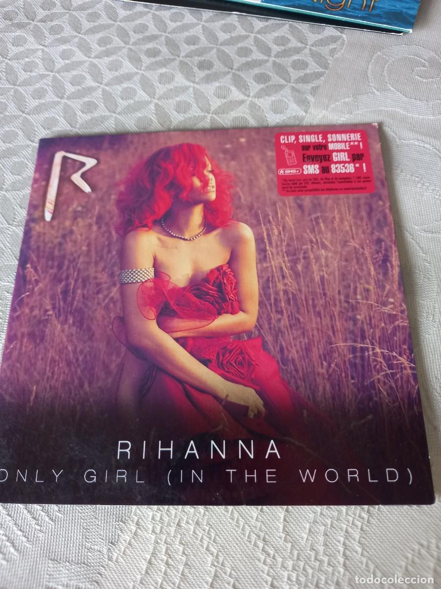 CDs de M&uacute;sica: RAR SINGLE CD. RIHANNA. ONLY GIRL (IN THE WORLD). ED. CART&Oacute;N. 2 TRACKS. STICKER