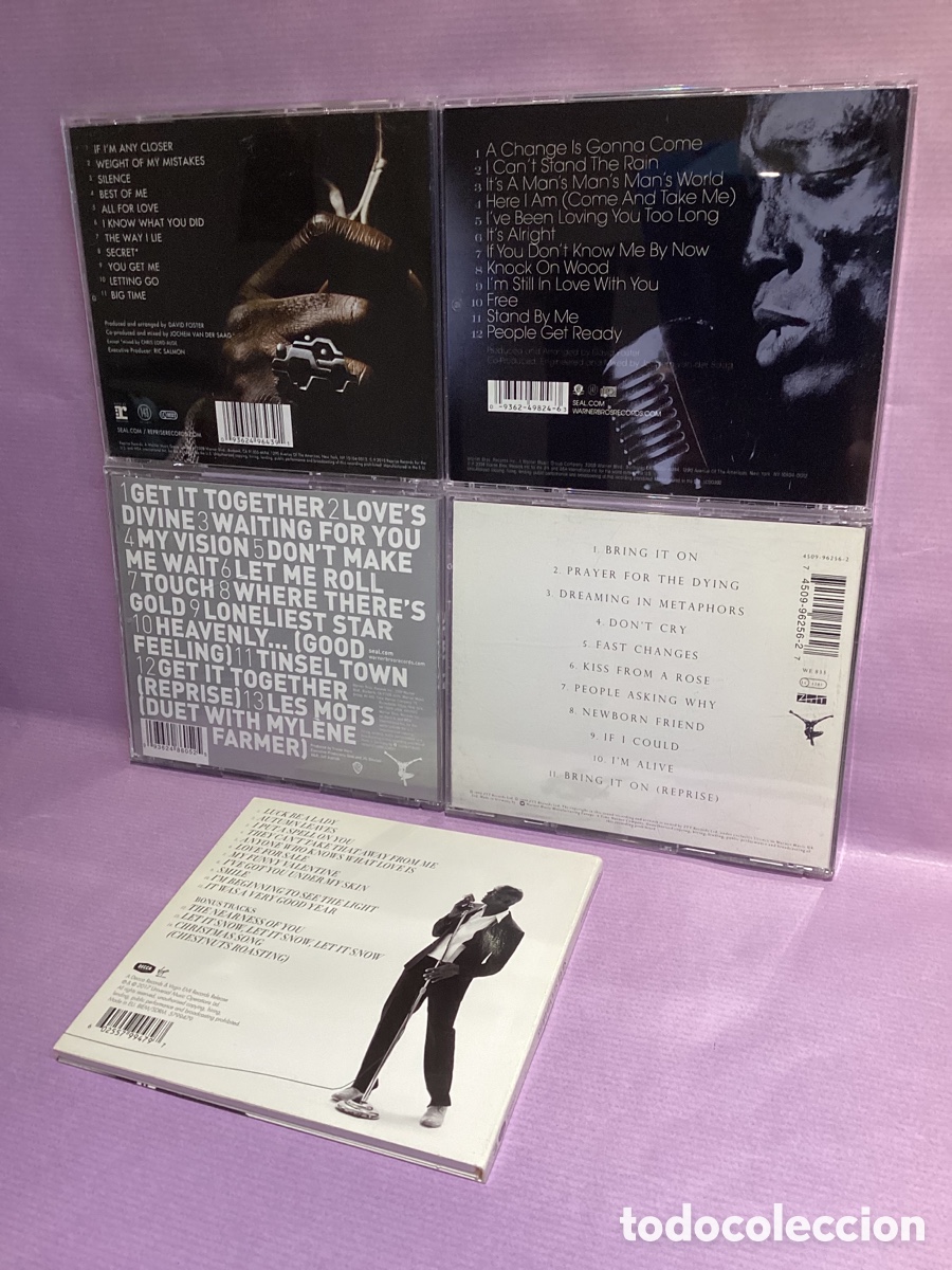 CDs de m&uacute;sica: Lote 5 Discos - Seal - Foto 2