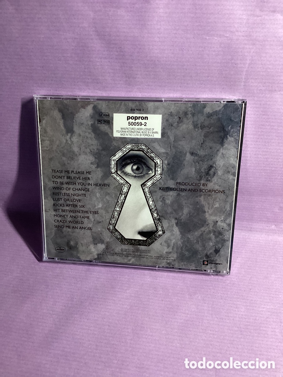 CDs de m&uacute;sica: Scorpions - Crazy World - Cd 1990 - Foto 2