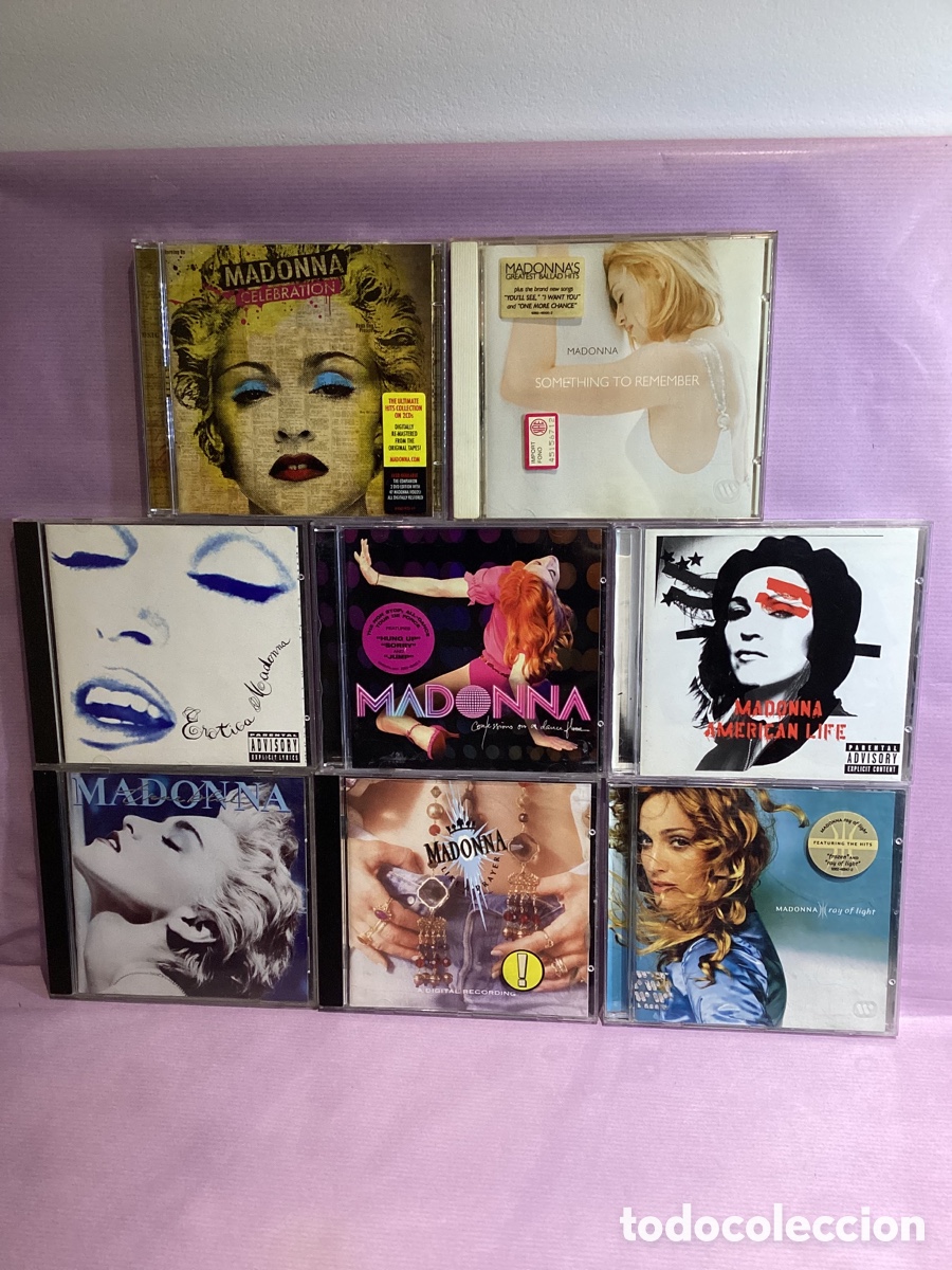 CDs de M&uacute;sica: Lote 8 Discos - Madonna
