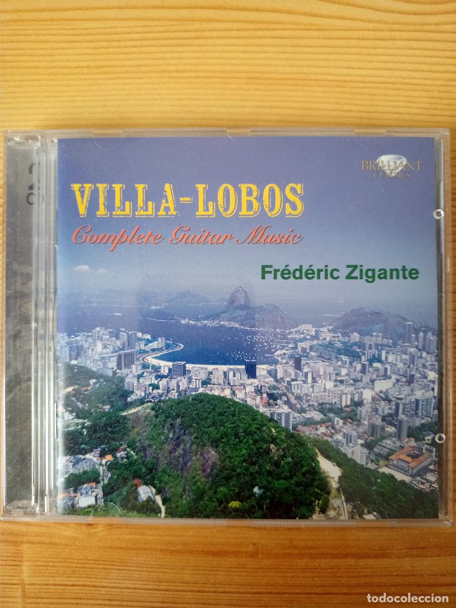 CDs de M&uacute;sica: T&iacute;tulo: Doble CD Fr&eacute;d&eacute;ric Zigante - Villa-Lobos: Complete Guitar Music (2011) Brilliant Classics