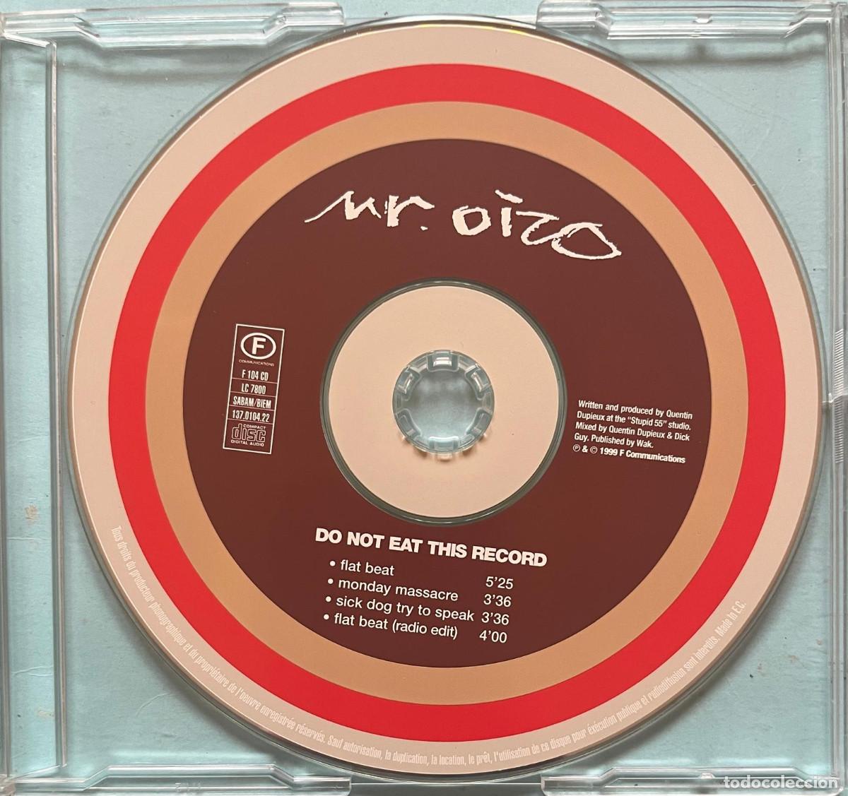 CDs de m&uacute;sica: Mr. Oizo Flat Beat CD Single 1999 - Foto 2
