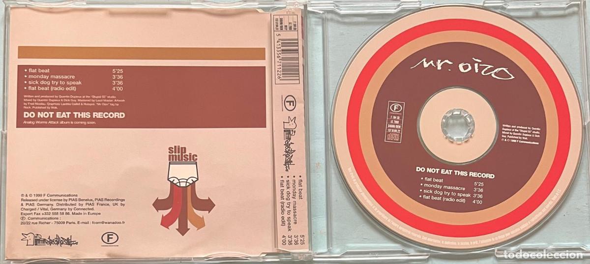 CDs de m&uacute;sica: Mr. Oizo Flat Beat CD Single 1999 - Foto 3