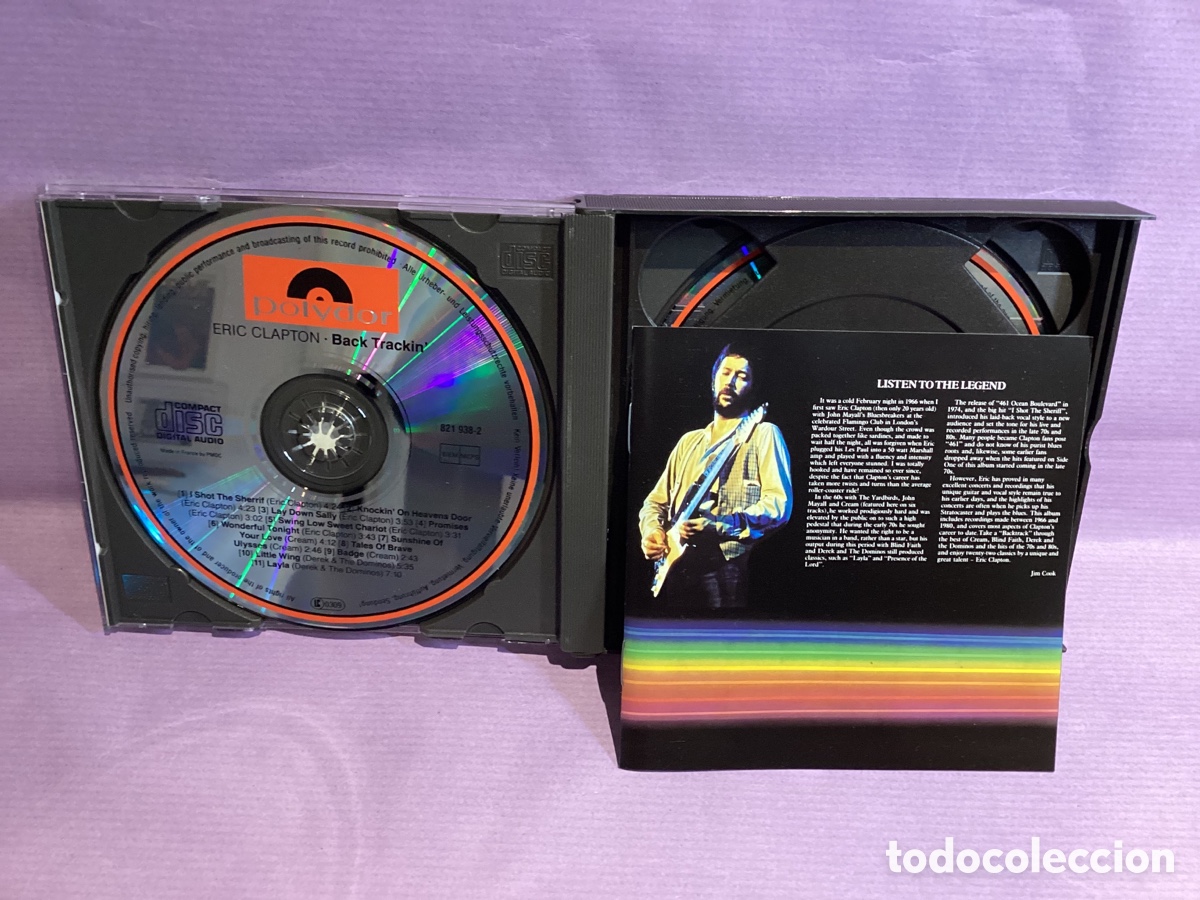 CDs de m&uacute;sica: Eric Clapton - Backtrackin - 2 CDs 1984 - Foto 2