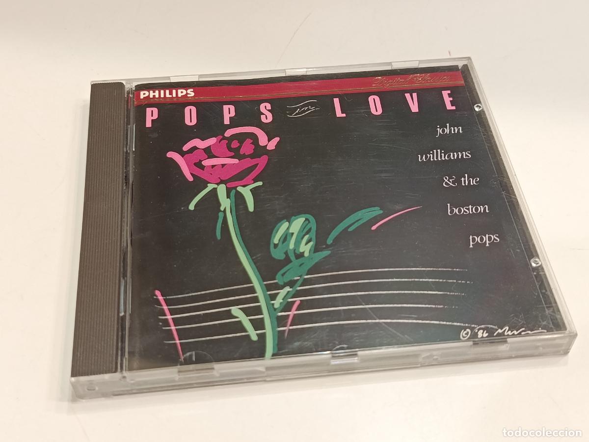 CDs de M&uacute;sica: POPS IN LOVE - JOHN WILLIAMS AND THE BOSTON POPS - PHILIPS CD 416 361-2 (1987) - NUEVO