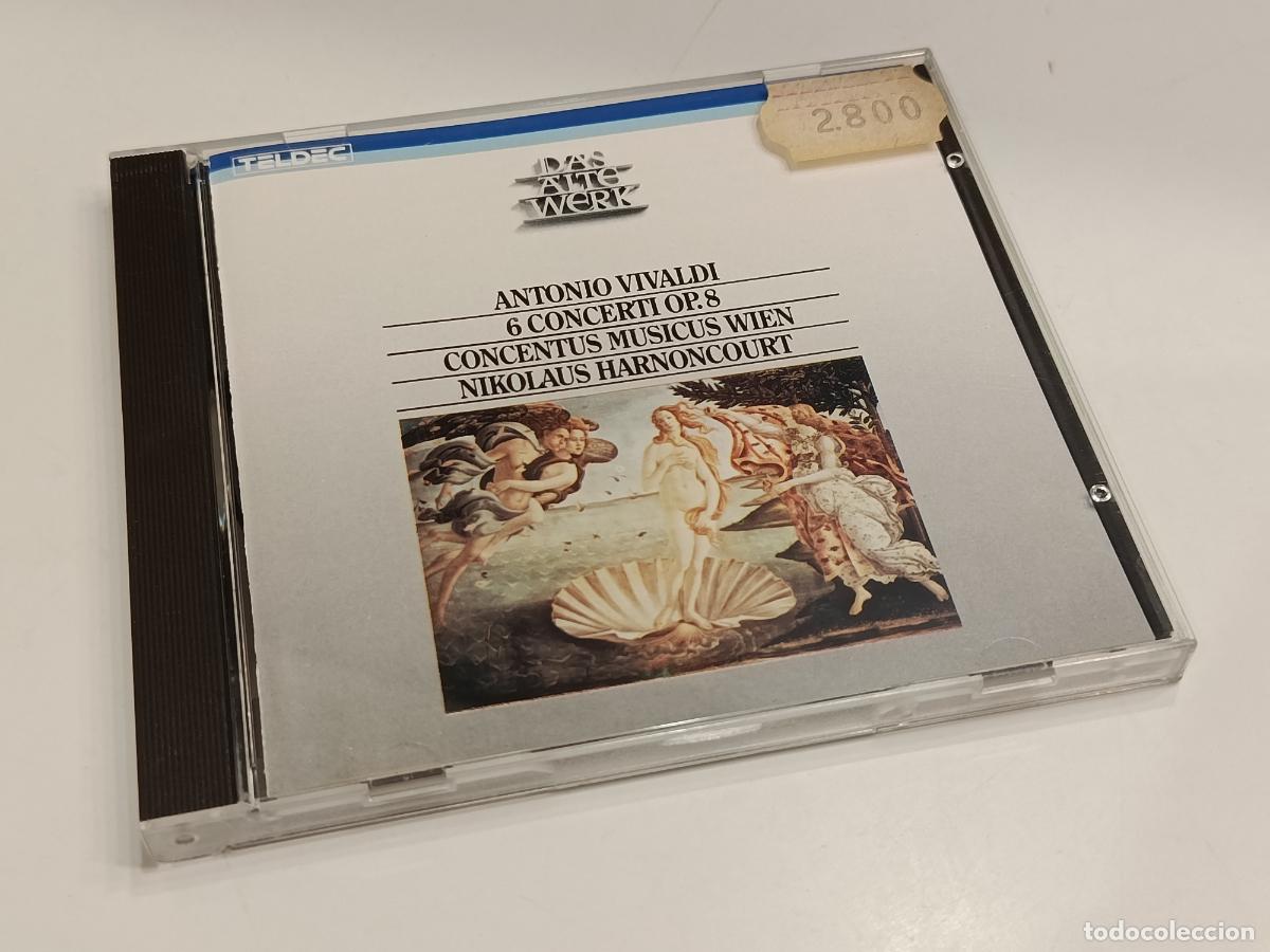 CDs de M&uacute;sica: VIVALDI - 6 CONCERTI OP.8 - IL CIMENTO DELL&acute;ARMONIA E DELL&acute;INVENTIONE HARNONCOURT- TELDEC CD 8.43094