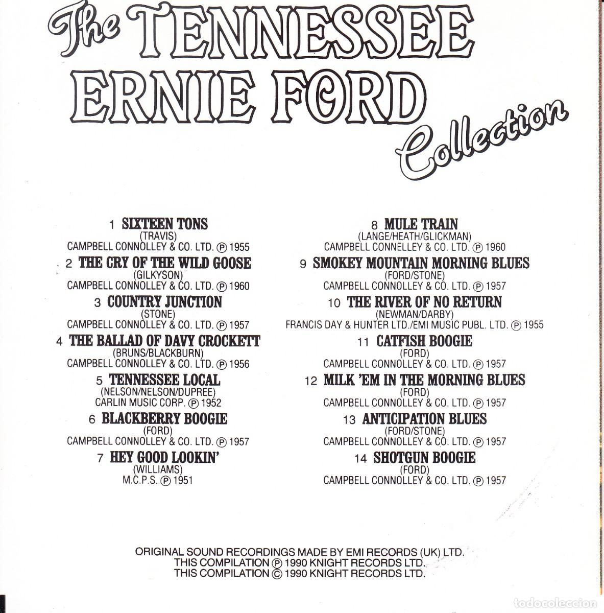 CDs de m&uacute;sica: TENNESSEE ERNIE FORD. GRANDES EXITOS. CD. - Foto 2