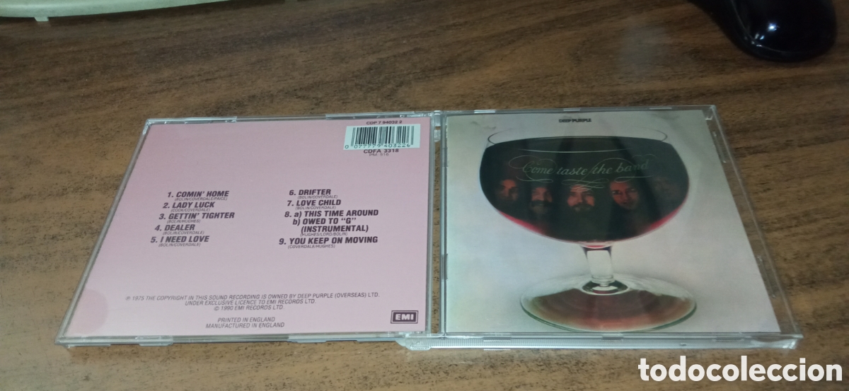 CDs de M&uacute;sica: Deep Purple &lrm;&ndash; Come Taste The Band (1975