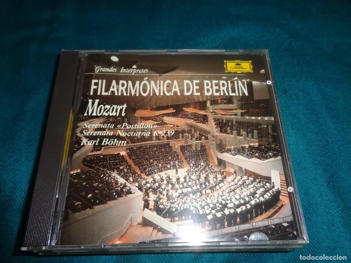 CDs de M&uacute;sica: FILARMONICA DE BERLIN. MOZART. SERENATA POSTILLON. BOHM. GRANDES INTERPRETES. CD. IMPECABLE