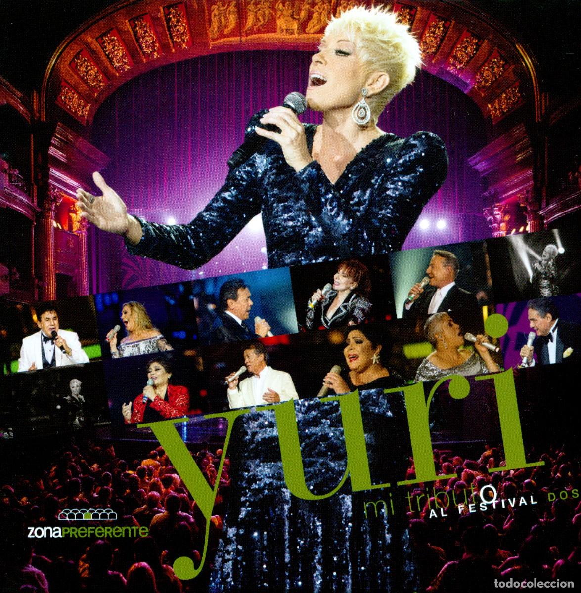 CDs de M&uacute;sica: YURI - Mi Tributo al Festival 2 & ZONA PREFERENTE (2013) En VIVO - CD+DVD (Edici&oacute;n DIGIPACK)