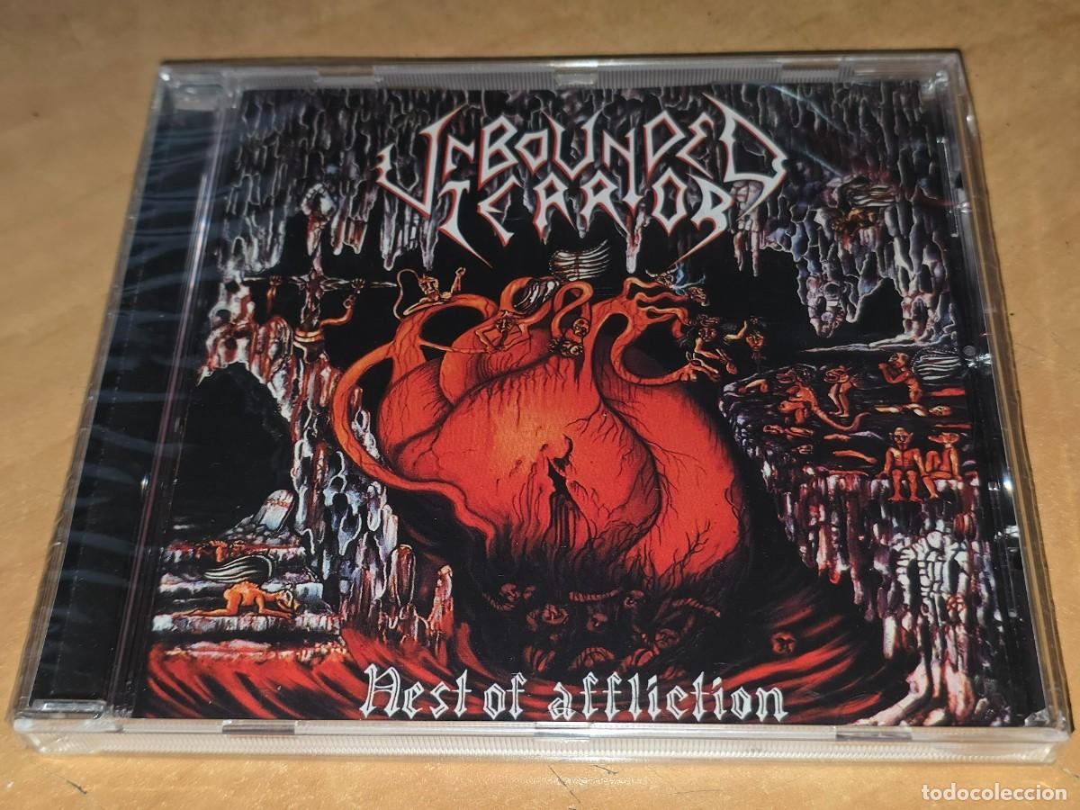 CDs de M&uacute;sica: UNBOUNDED TERROR CD Nest of Afliction 1992,Edic.2022-Nopresion-Purtenance-Demigod-Nerophiliac-