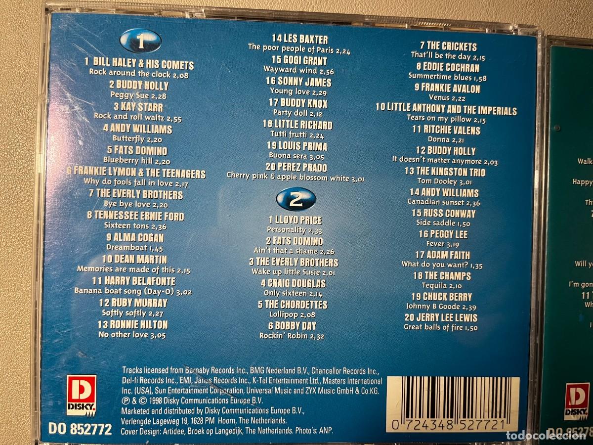 CDs de m&uacute;sica: Millenium 40 hits 1955- 1959 y 1965-1969 - Foto 2