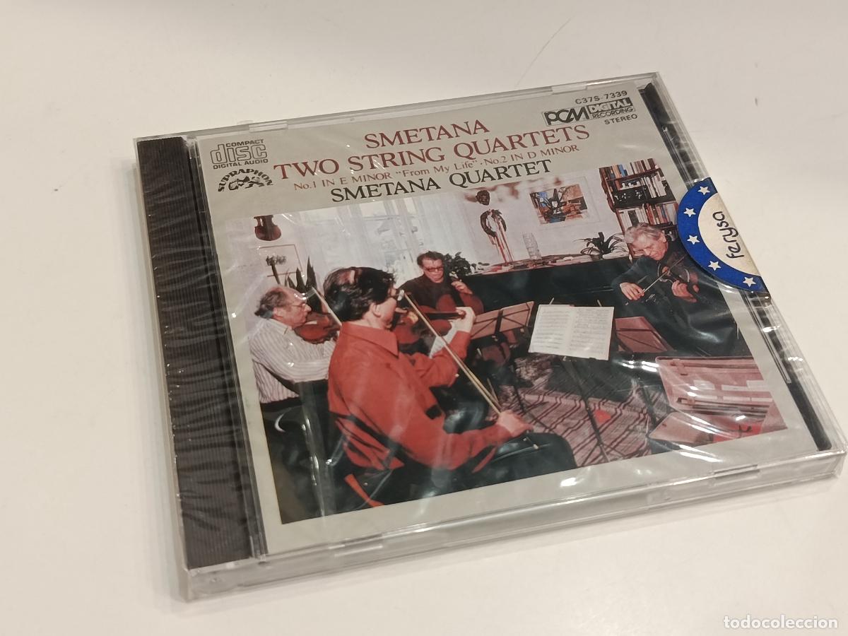 CDs de M&uacute;sica: SMETANA TWO STRING QUARTET - SMETANA QUARTET - SUPRAPHON JAPAN CD C37S-7339 (1985) -NUEVO PRECINTADO