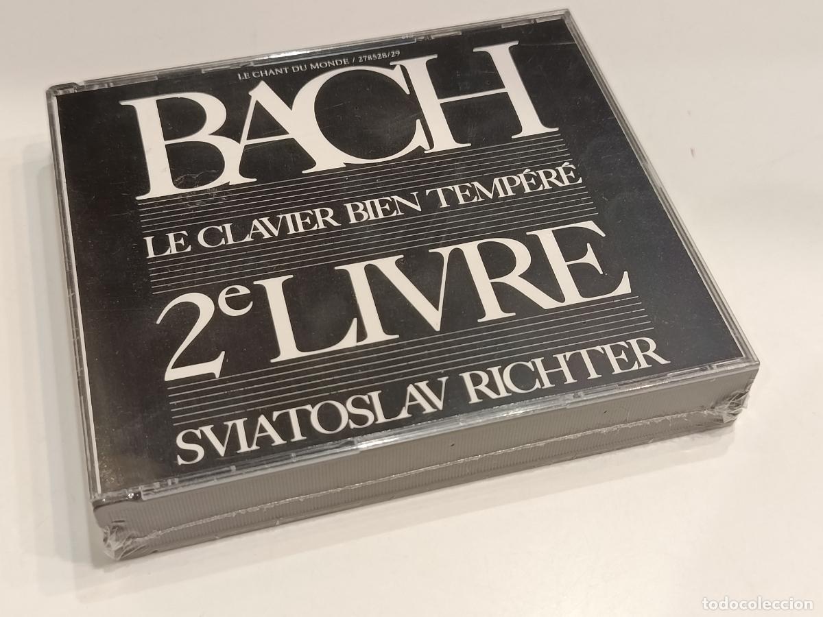 CDs de M&uacute;sica: BACH LE CLAVIER BIEN TEMPERE 2e LIVRE - SVIATOLAV RICHTER - LE CHANT DU MONDE 2 CD LDC 278 528/29