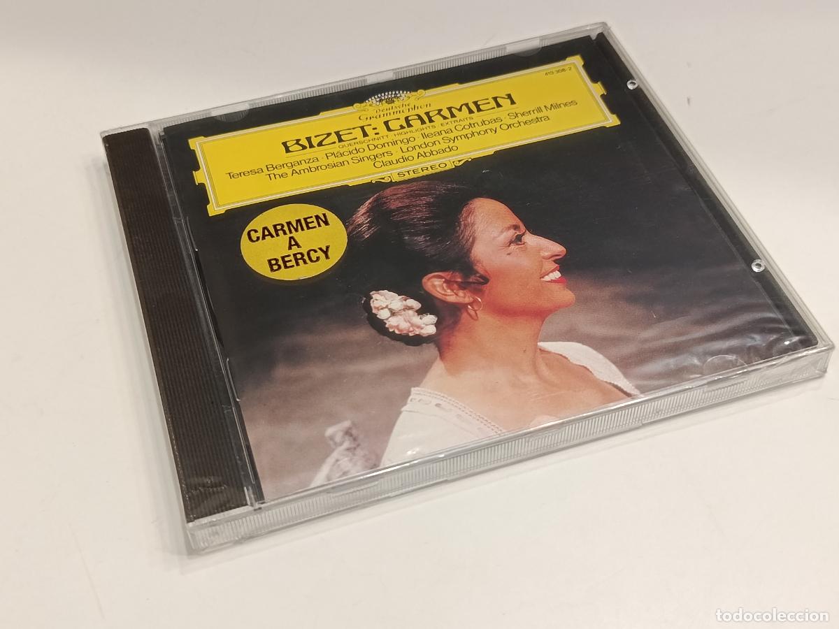 CDs de M&uacute;sica: BIZET - CARMEN - BERGANZA DOMINGO COTRUBAS - DEUTSCHE GRAMMOPHON CD 413 308-2 (1989) -NEW PRECINTADO