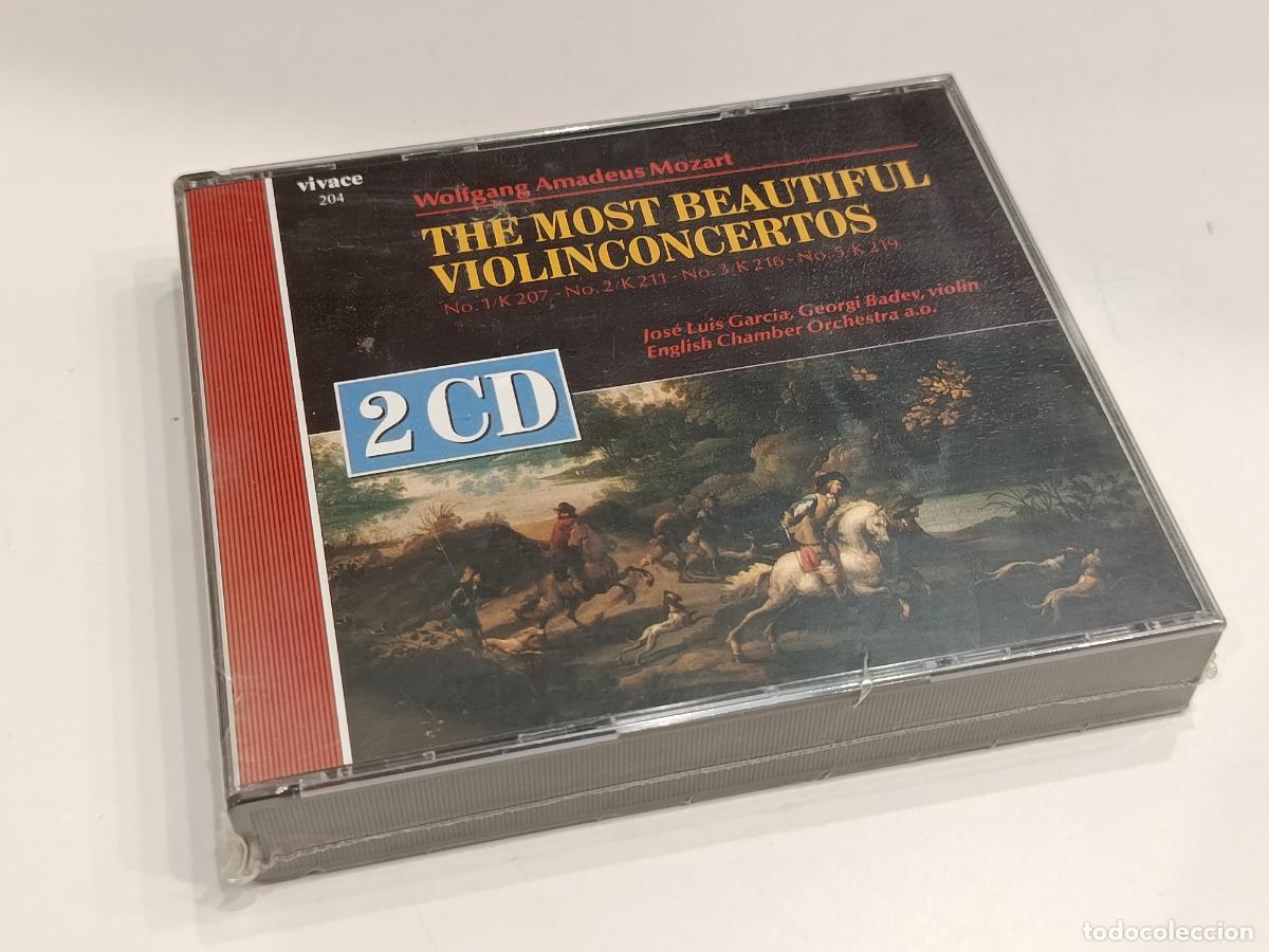 CDs de M&uacute;sica: W.A. MOZART - THE MOST BEAUTIFUL VIOLINCONCERTOS - ILIEV - VIVACE 2 CD 204 - NUEVO PRECINTADO