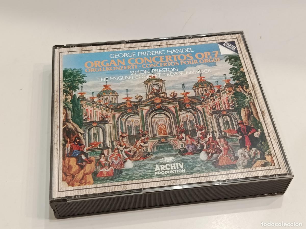 CDs de M&uacute;sica: HANDEL - ORGAN CONCERTOS OP.7 - SIMON PRESTON - T. PINNOCK - ARCHIV PRODUKTION 2 CD 413 468-2 -NUEVO