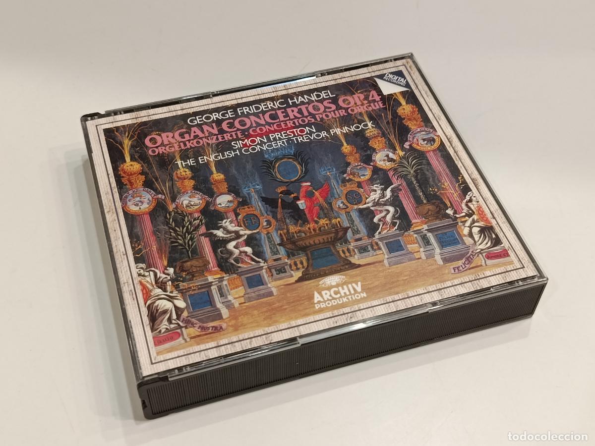 CDs de M&uacute;sica: HANDEL - ORGAN CONCERTOS OP.4 - PRESTON & HOLLIGER - PINNOCK - ARCHIV PRODUKTION 2 CD 413 465-2 -NEW