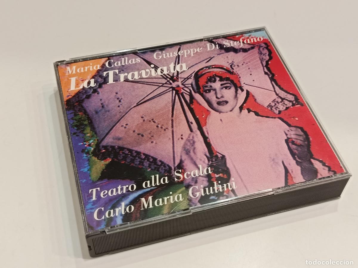 CDs de M&uacute;sica: MARIA CALLAS & DI STEFANO - LA TRAVIATA - VERDI - GIULINI - HUNT PRODUCTIONS 2 CD 2 HUNTCD 501 - NEW