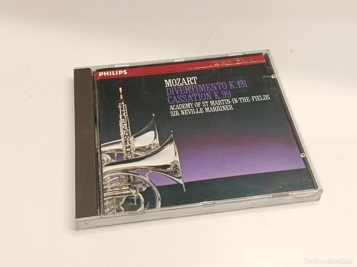 CDs de M&uacute;sica: MOZART - DIVERTIMENTO K.131 & CASSATION K.99 - NEVILLE MARRINER - PHILIPS CD 420 924-2 (1987) - NEW