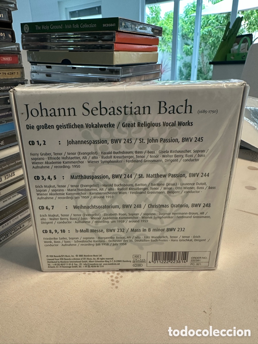 CDs de m&uacute;sica: 10CD Johann Sebastian Bach o - Foto 2