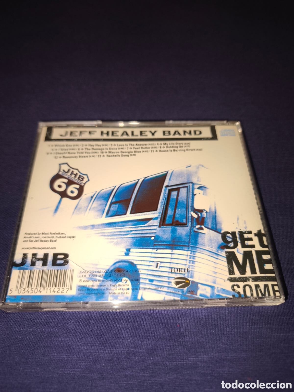 CDs de m&uacute;sica: The Jeff Healey Band Get me some - Foto 2