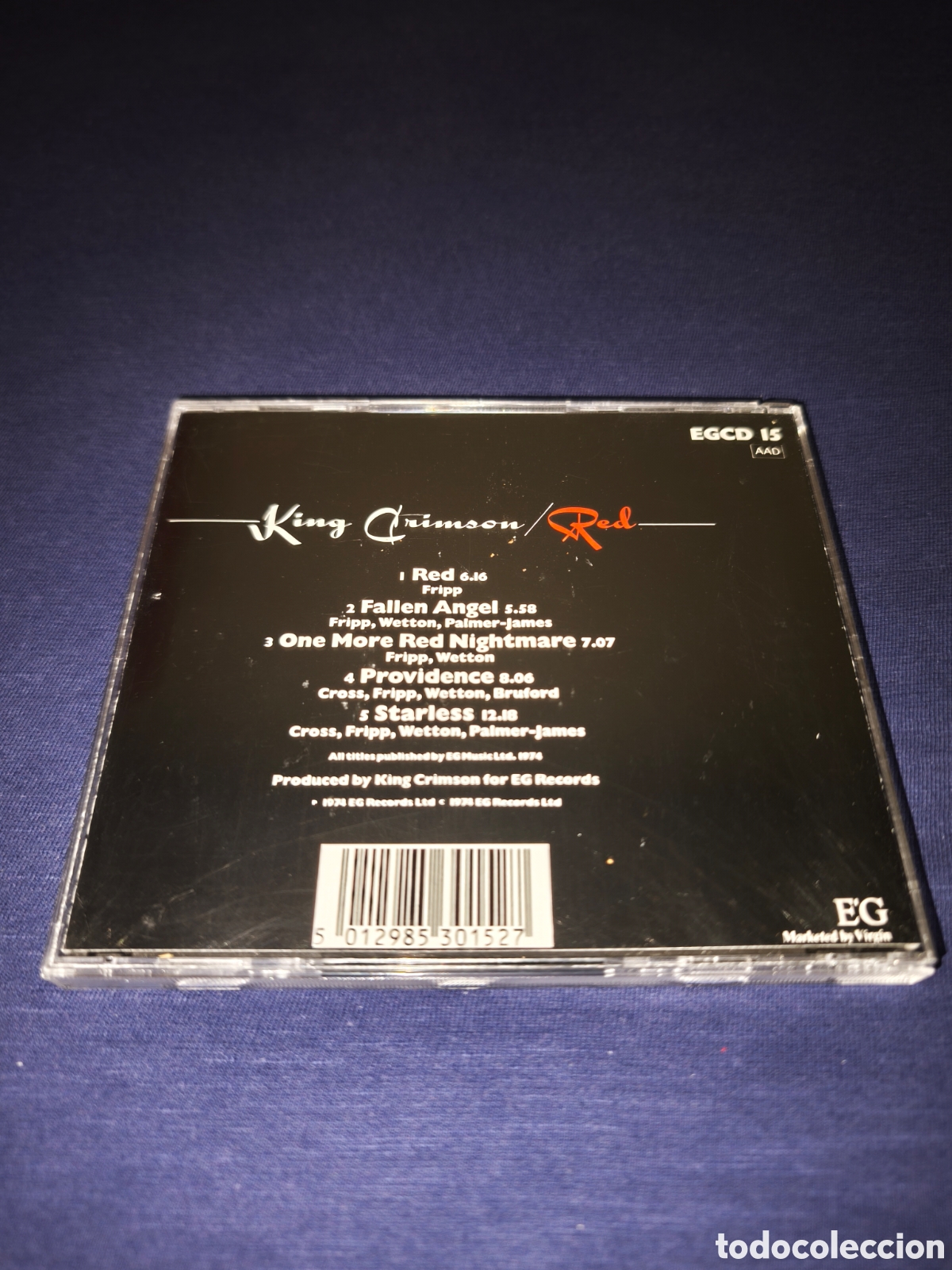 CDs de m&uacute;sica: King Crimson Red CD Rock - Foto 2