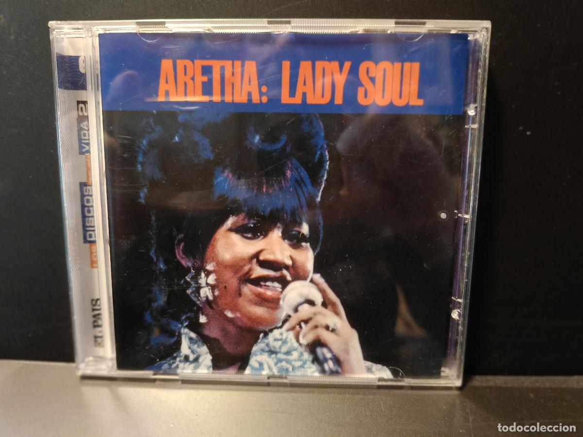 CDs de M&uacute;sica: Aretha Franklin, Lady Soul CD Los discos de t&uacute; vida n&ordm; 6, CD Atlantic, El Pa&iacute;s 2004 PEPETO