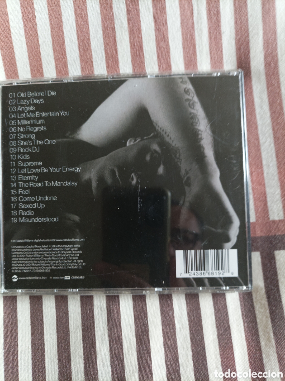 CDs de m&uacute;sica: Robbie Williams. Greatest hits. Cd. - Foto 2