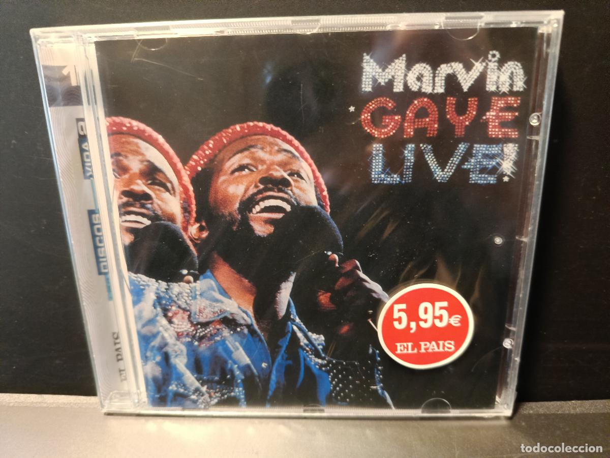CDs de M&uacute;sica: MARVIN GAYE Live LOS DISCOS DE TU VIDA 2 N&ordm; 17 EL PAIS CD ALBUM 2004 MOTOWN precintado pepeto