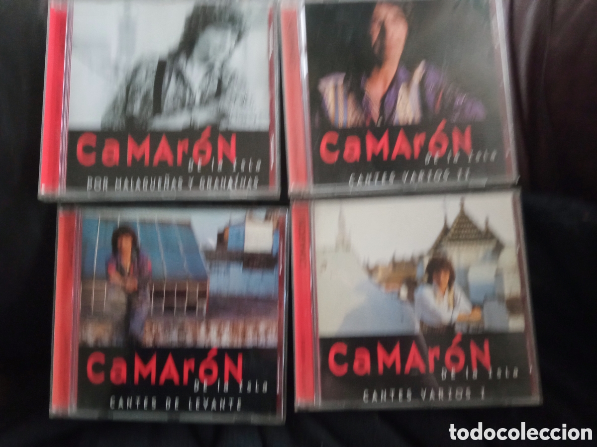 CDs de M&uacute;sica: 4 CDS de Camar&oacute;n de la Isla, muy buena conservaci&oacute;n