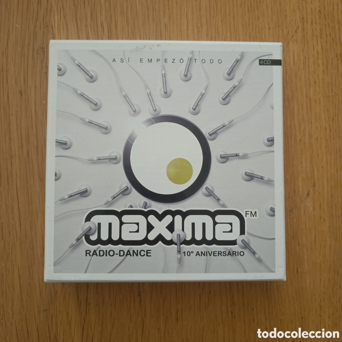 CDs de M&uacute;sica: M&aacute;xima FM Radio-Dance 10 Aniversario As&iacute; Empez&oacute; Todo (4 CDs)