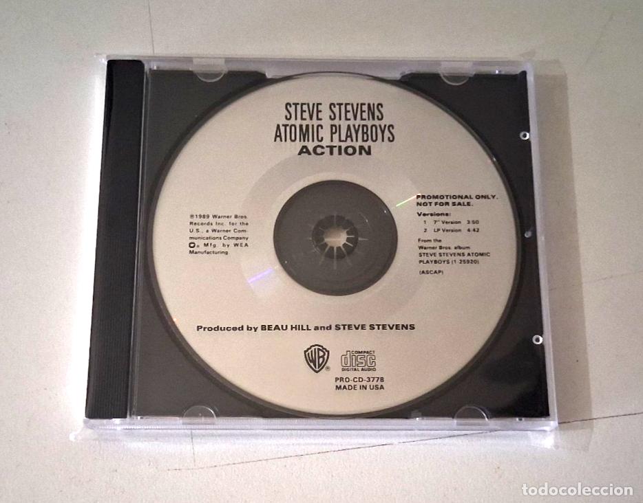 CDs de M&uacute;sica: STEVE STEVENS ATOMIC PLAYBOYS &rdquo;ACTION&rdquo; CD SINGLE 1 TRACKS COMO NUEVO