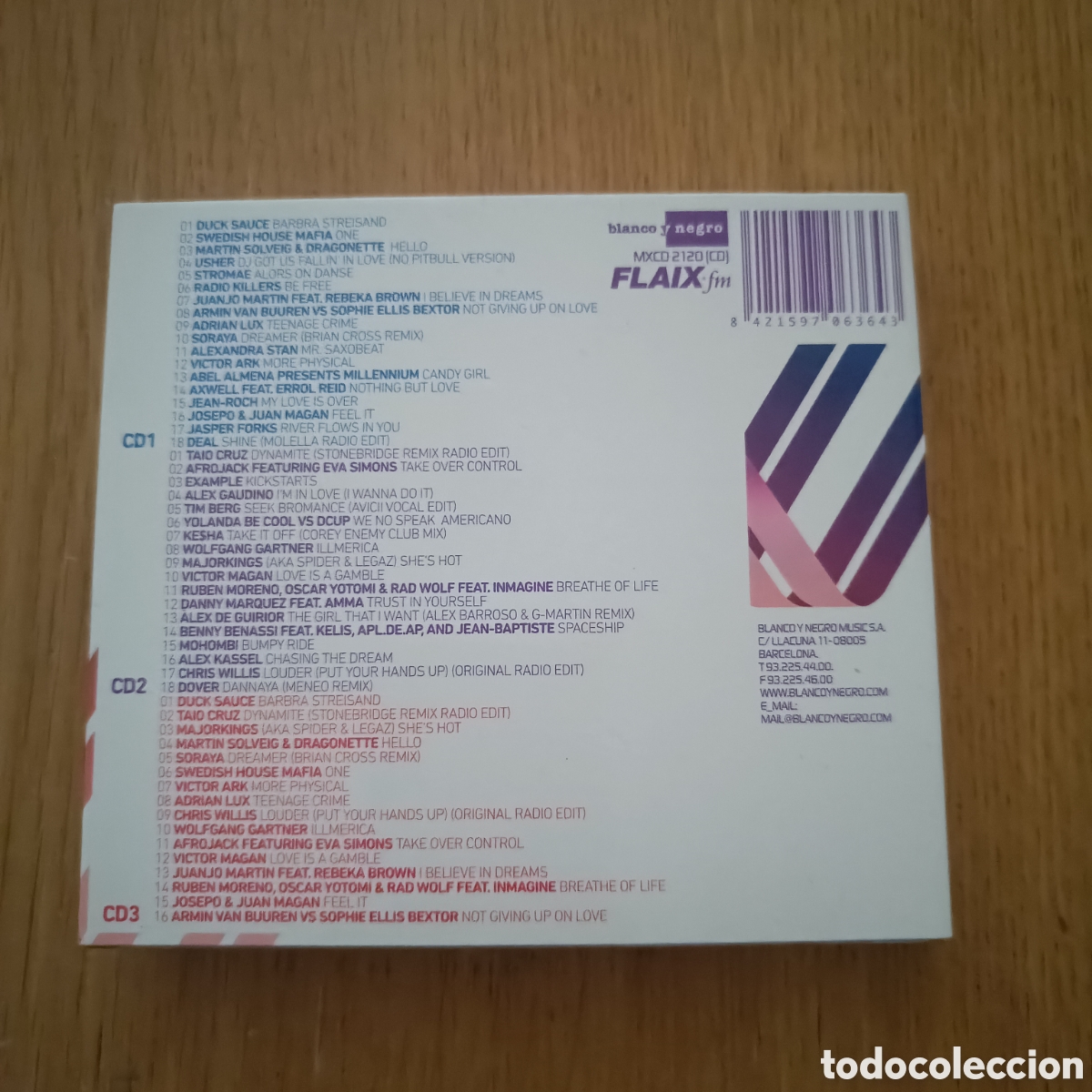 CDs de m&uacute;sica: Flaix FM (3 CDs) Winter 2011 - Foto 2