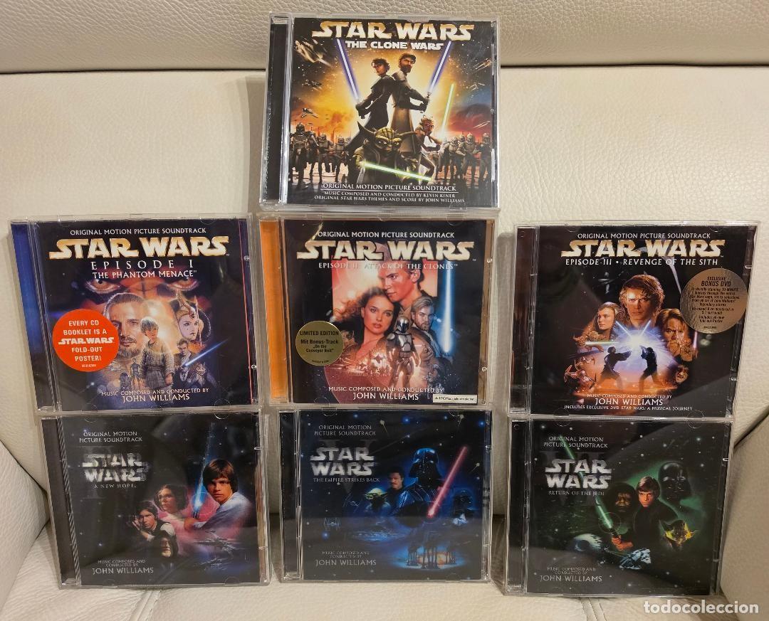 CDs de M&uacute;sica: CDs Ediciones especiales bandas sonoras Star Wars - John Willians - car&aacute;tulas hologramas