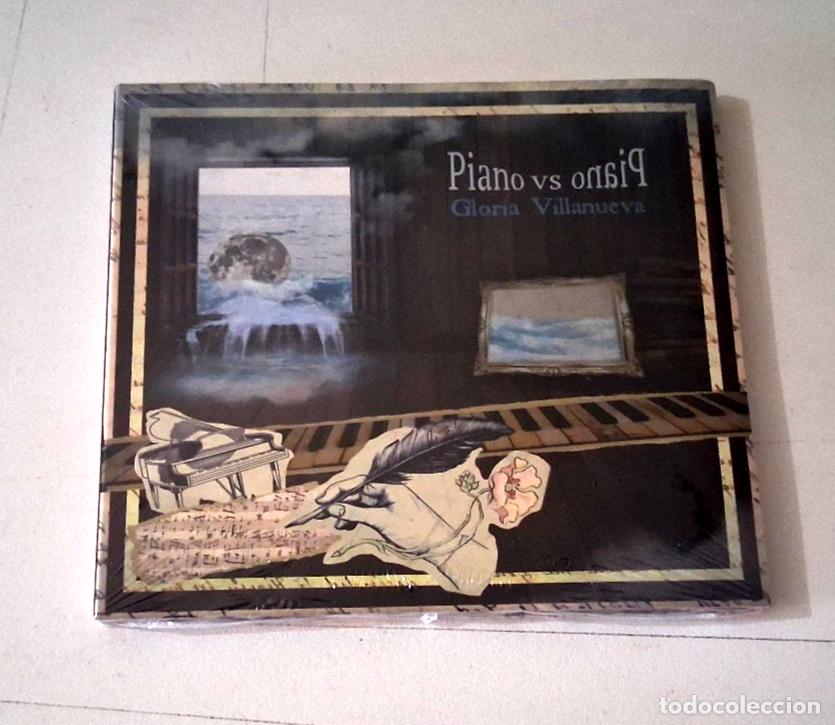 CDs de M&uacute;sica: GLORIA VILLANUEVA &rdquo;PIANO VS PIANO&rdquo; CD 22 TRACKS PRECINTADO SEALED DIGIPACK
