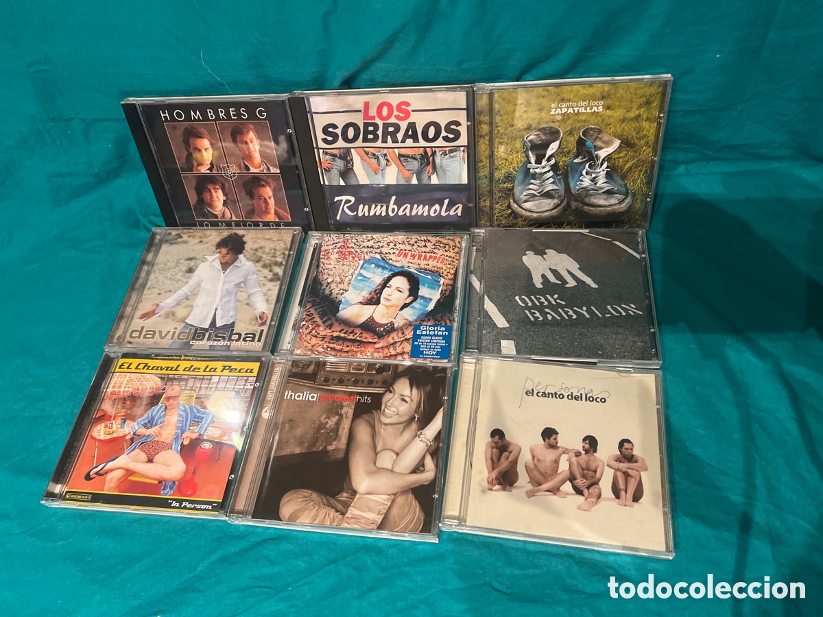 CDs de M&uacute;sica: LOTE DE 9 CD&rsquo;S MUSICA VARIADA