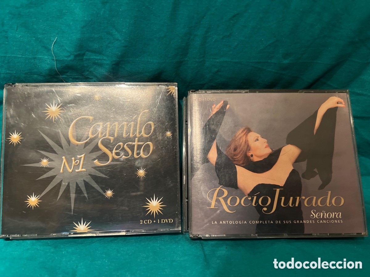 CDs de M&uacute;sica: 2 CD DOBLES + DVD ROCIO JURADO Y CAMILO SESTO