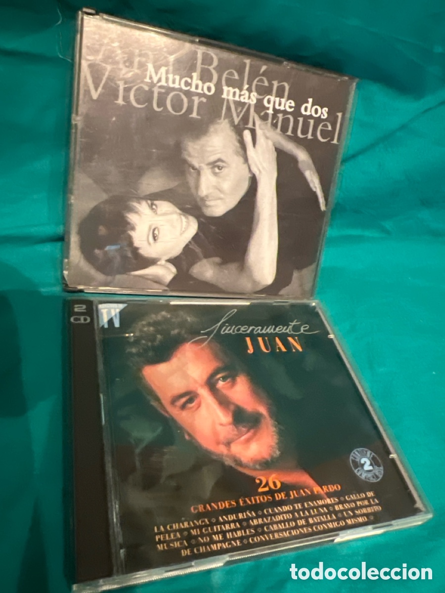 CDs de M&uacute;sica: LOTE DE DOS CD&rsquo;S DOBLES ANA BELEN VICTOR MANUEL Y JUAN PARDO