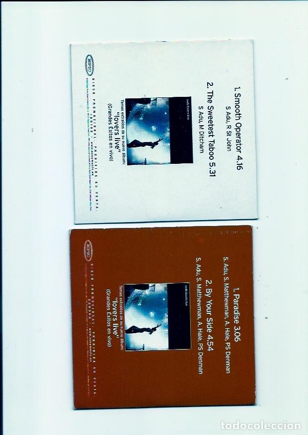 CDs de M&uacute;sica: SADE. Smooth operator. Paradise. King of sorrow. Kiss of life (4 cd singles).