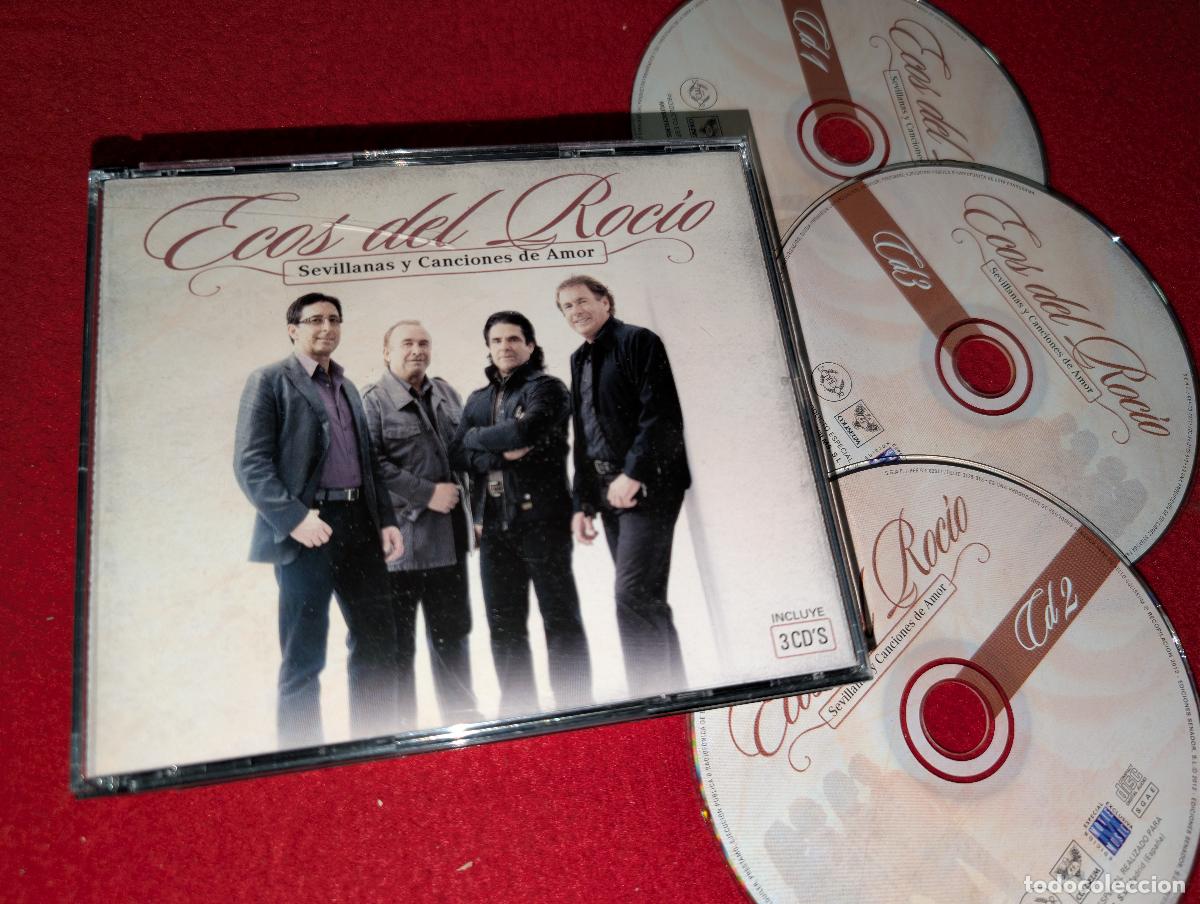 CDs de M&uacute;sica: ECOS DEL ROCIO Sevillanas y canciones de amor 3CD 2012 Senador