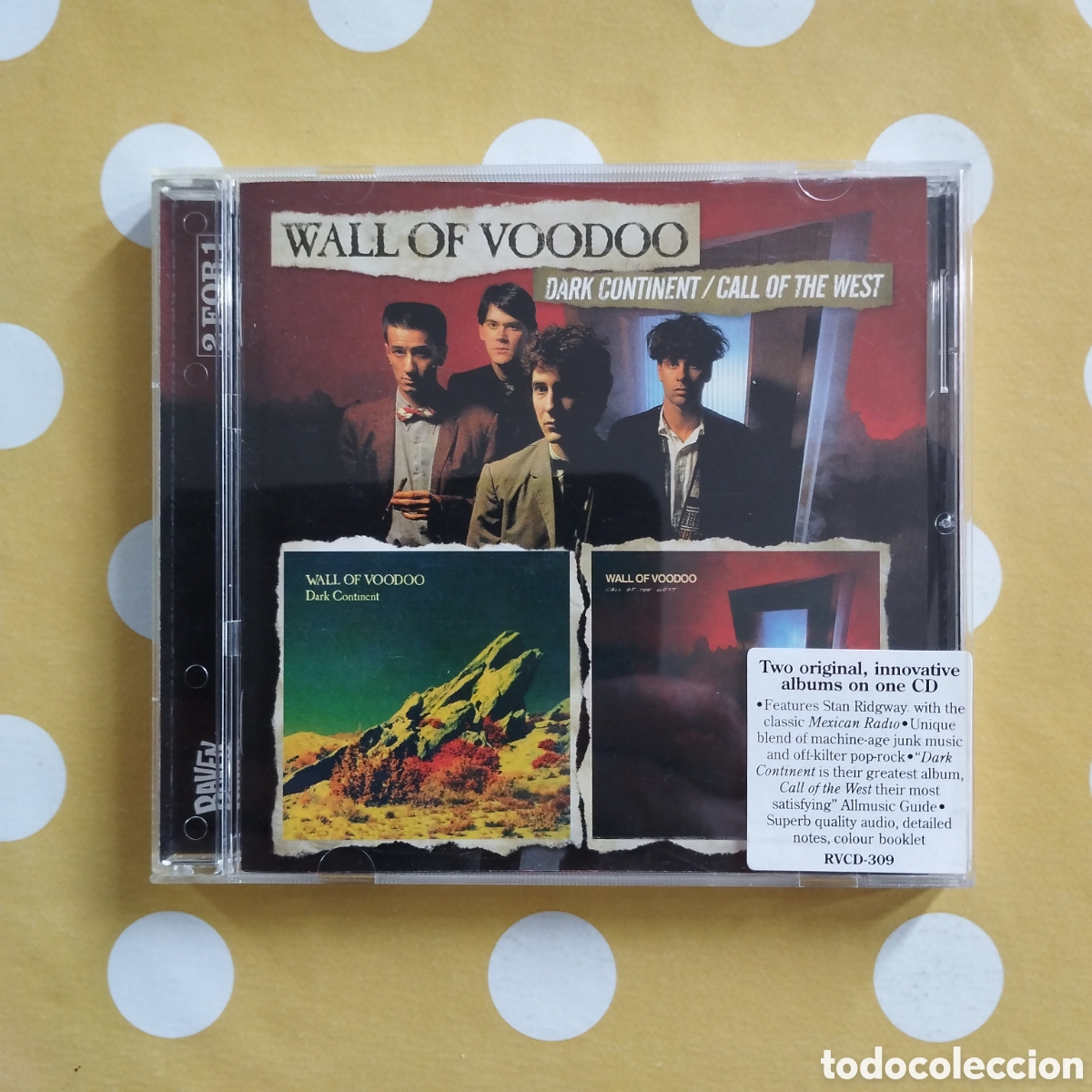 CDs de M&uacute;sica: WALL OF VOODOO DARK CONTINENT/CALL OF THE WEST RAVEN RVCD-309