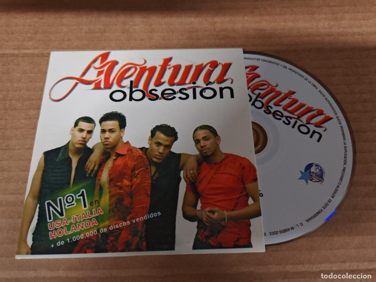 CDs de M&uacute;sica: AVENTURA Obsesion CD SINGLE PROMOCIONAL PORTADA DE CARTON DEL A&Ntilde;O 2003 REMIX 2 TEMAS