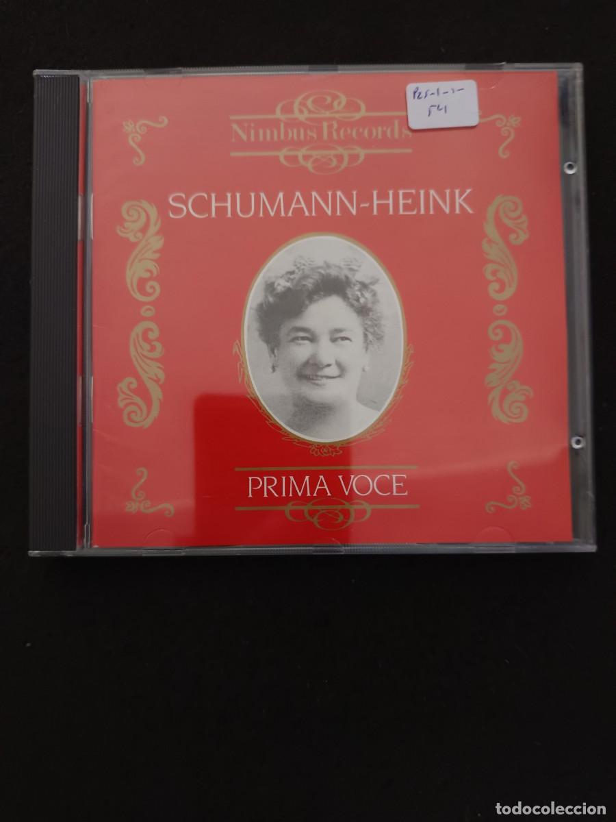 CDs de m&uacute;sica: SCHUMANN-HEINK (PRIMA VOCE. NIMBUS RECORDS) - Foto 1