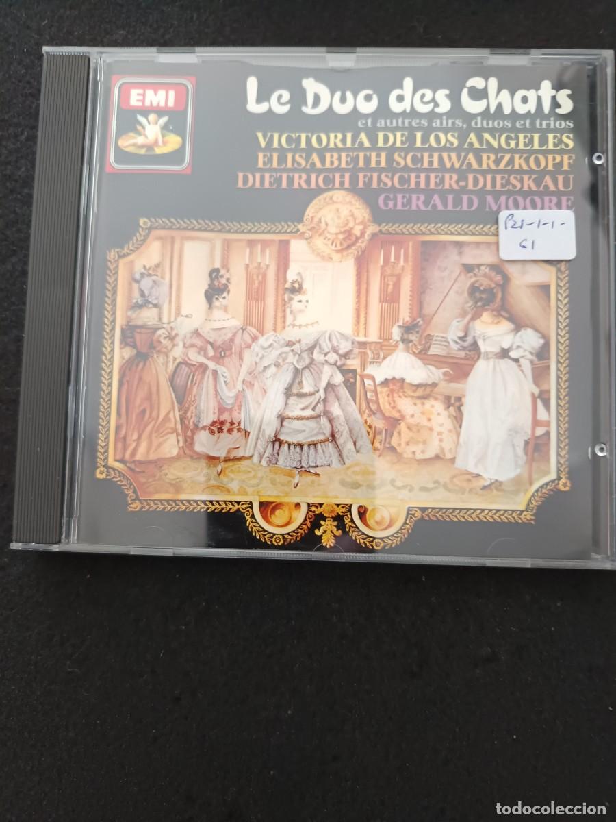 CDs de M&uacute;sica: LE DUO DES CHATS ET AUTRES AIRS, DUOS ET TRIOS. VICTORIA DE LOS &Aacute;NGELES. ELISABETH SCHWARZKOPF