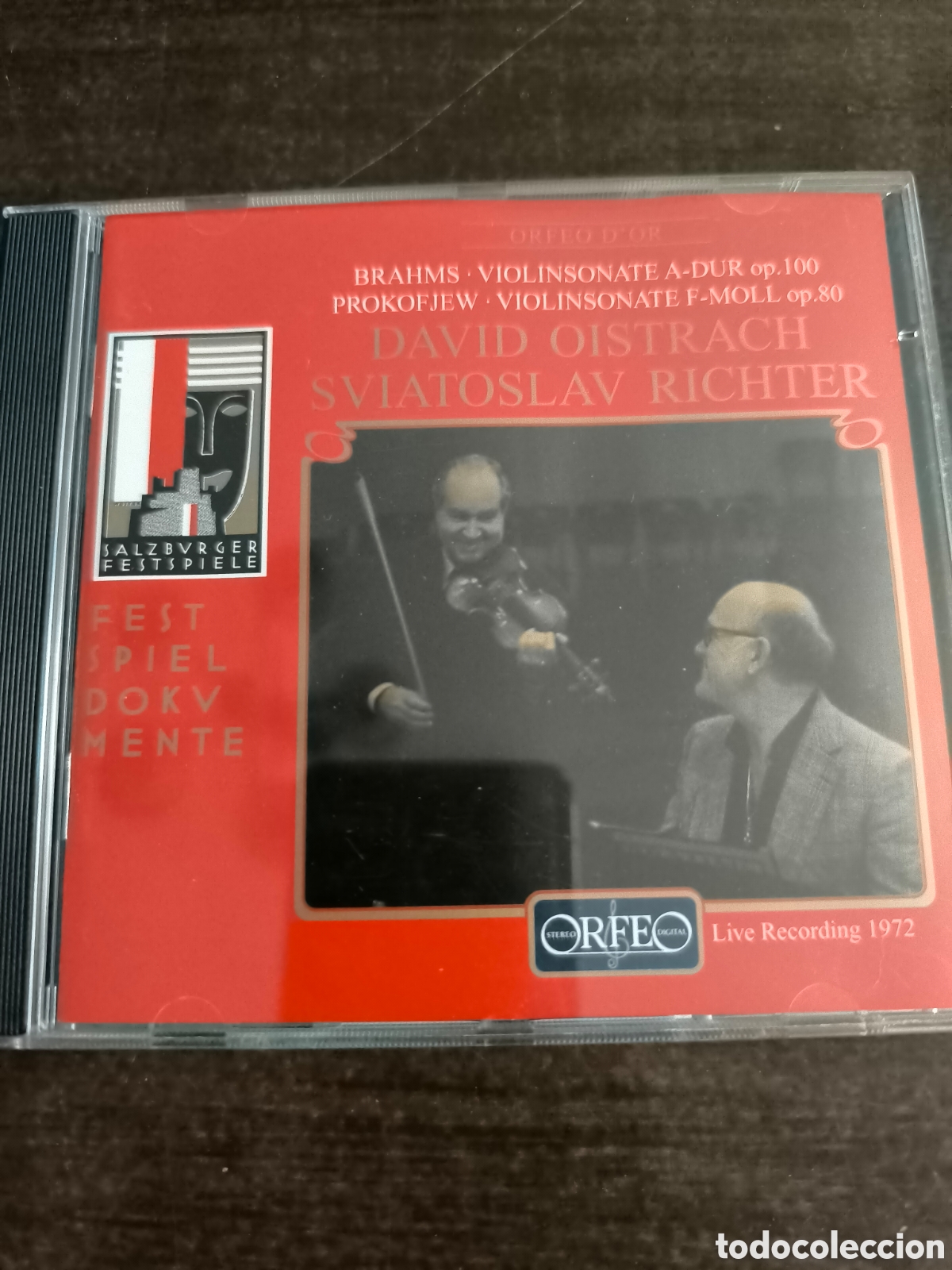 CDs de M&uacute;sica: CD David Oistrach & Sviatoslav Richter - Grabaci&oacute;n Hist&oacute;rica